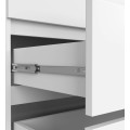 Komoda Rollo V 160 cm bílá matná