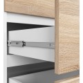 Komoda Rollo V 160 cm bílá/dub sonoma