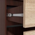 Šatní skříň s nástavcem Star 90 cm wenge/dub sonoma