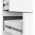 Komoda Kuba 60 cm - 5 šuplíků bílá