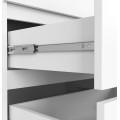 Komoda Rollo K 140 cm bílá matná
