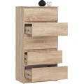 Komoda Kuba s 5 zásuvkami 60 cm dub sonoma