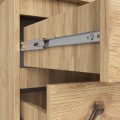 Komoda Kuba 60 cm - 3 šuplíky dub artisan