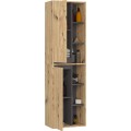 Závěsná koupelnová skříňka VAMI 50 cm dub artisan/šedý grafit