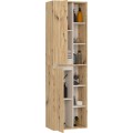 Závěsná koupelnová skříňka VAMI 50 cm dub artisan/kašmírová