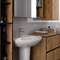 Závěsná skříňka pod umyvadlo VAMI 90 cm dub craft/černá
