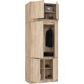 Šatní skříň s nástavcem Star 02 90 cm dub Sonoma