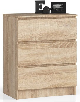 Komoda Kuba 60 cm - 3 zásuvky dub sonoma