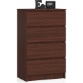Komoda Kuba 60 cm - 4 šuplíky wenge