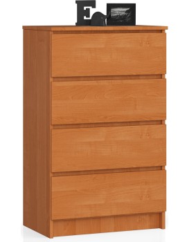 Komoda Kuba 60 cm - 4 šuplíky olše