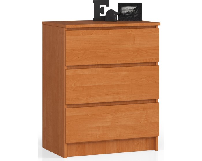 Komoda Kuba 60 cm - 3 šuplíky olše