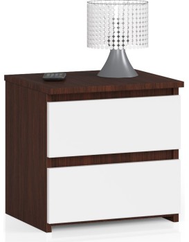 Noční stolek CL2 40 cm wenge/bílý