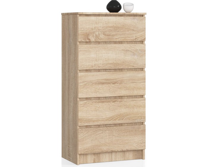 Komoda Kuba s 5 zásuvkami 60 cm dub sonoma