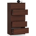 Komoda Kuba 60 cm - 5 šuplíků wenge