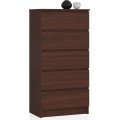 Komoda Kuba 60 cm - 5 šuplíků wenge