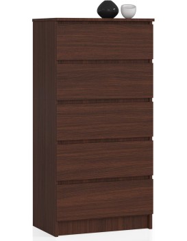 Komoda Kuba 60 cm - 5 šuplíků wenge