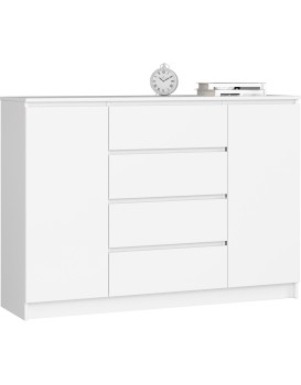 Komoda Kryštof 140 cm bílá
