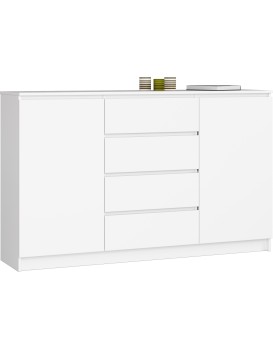 Komoda Tove K 160 cm bílá matná