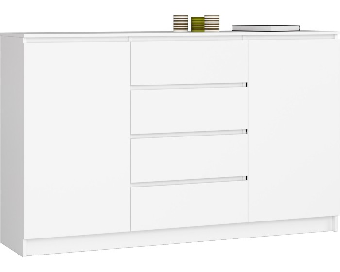 Komoda Tove K 160 cm bílá matná