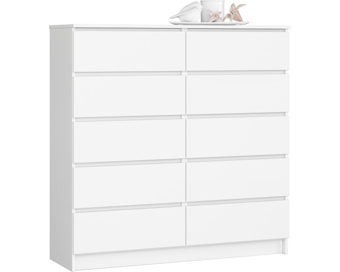 Komoda Kuba 120 cm bílá
