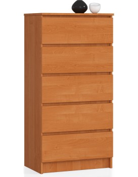 Komoda Kuba 60 cm - 5 šuplíků olše