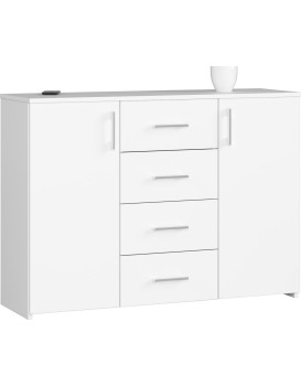 Komoda Torvi K 110 cm bílá matná