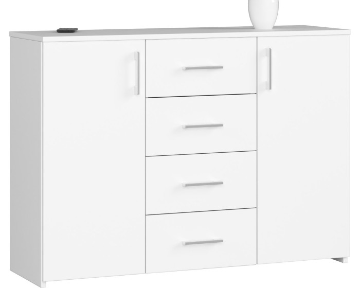 Komoda Torvi K 110 cm bílá matná