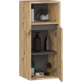 Závěsná koupelnová skříňka VAMI 35 cm dub artisan/šedý grafit