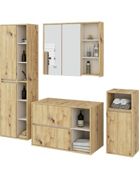 Koupelnová sestava VAMI II dub artisan/kašmírová