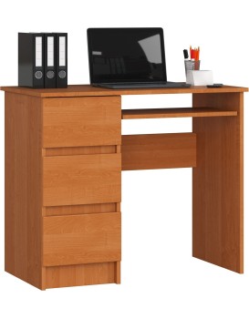 Psací stůl A-6 90 cm olše levý