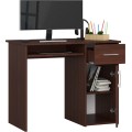 Volně stojící psací stůl Pin 90 cm wenge
