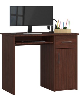 Volně stojící psací stůl Pin 90 cm wenge