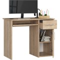 Volně stojící psací stůl Pin 90 cm dub sonoma