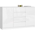 Komoda Tove K 160,4 cm bílá lesklá