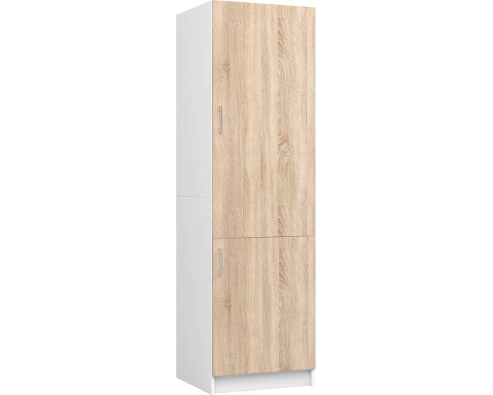 Skříň na vestavnou chladničku S 60cm Artus bílá/sonoma
