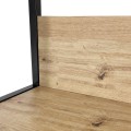 Industriální regál Lamon 50 cm černý/dub artisan