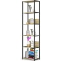 Industriální regál Lamon 50 cm černý/dub artisan