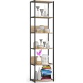 Industriální regál Lamon 50 cm černá/dub sonoma