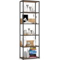Industriální regál Lamon 60 cm černý/dub craft