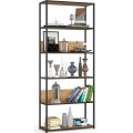 Industriální regál Lamon 80 cm černý/dub craft