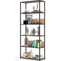 Industriální regál Lamon 80 cm černý/dub craft