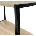 Industriální regál Lamon 80 cm černý/dub sonoma