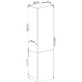 Kuchyňská skříňka S 40cm Artus bílá/sonoma