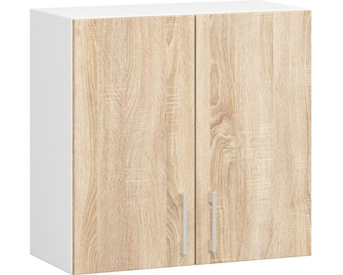Kuchyňská závěsná skříňka W 60 cm D2 Artus bílá/sonoma