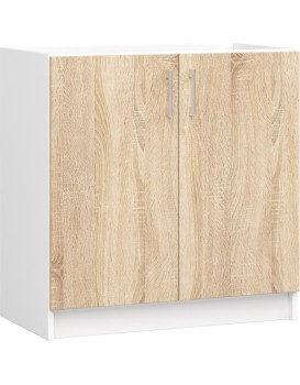 Kuchyňská skříňka pod dřez S 80 cm ZL Artus bílá/sonoma