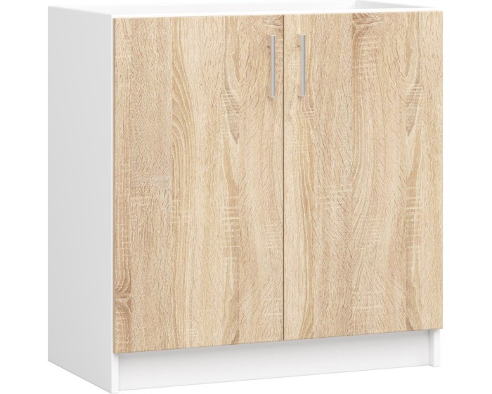 Kuchyňská skříňka pod dřez S 80 cm ZL Artus bílá/sonoma
