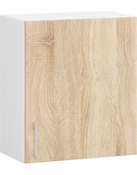 Kuchyňská závěsná skříňka W 50 cm D1 Artus bílá/sonoma