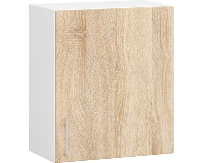 Kuchyňská závěsná skříňka W 50 cm D1 Artus bílá/sonoma
