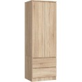 Šatní skříň Star 60 cm dub sonoma