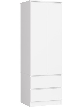 Šatní skříň Star 60 cm bílá